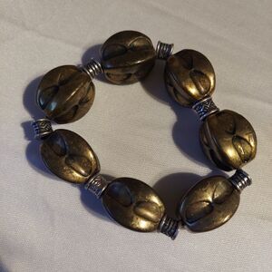 Big Bead Stretch Bracelet Lightweight
